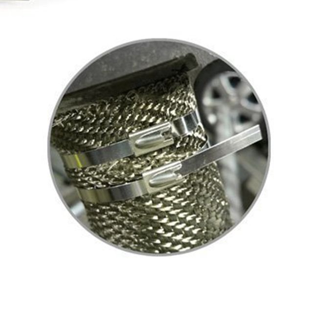 Lazos naturales de la cremallera del cable del acero inoxidable de la cerradura del uno mismo de la bola para los usos des alta temperatura