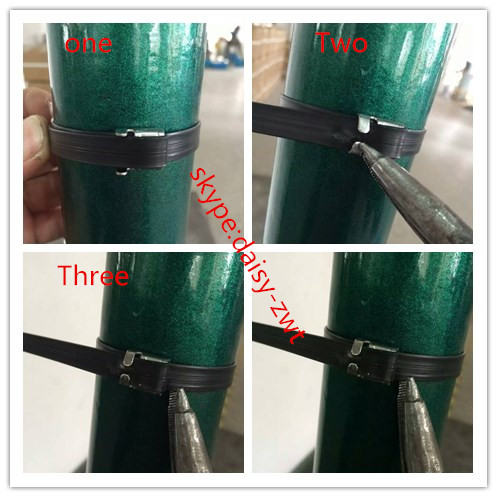 Ignifugue los lazos de alambre de acero inoxidable/la alta resistencia a la corrosión de las bridas de plástico de encargo
